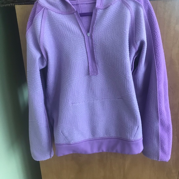 Girls Under Armour Youth Medium Purple Hoodie - Picture 7 of 9